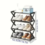 Simplified Shoe Storage Rack for Home, - Image 4