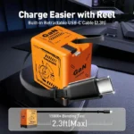 GaNPro 45W Retractable Fast Charger Cube - Image 9