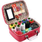 [Popular Item] CraftVault Portable Sewing Kit in Faux Leather Case - Random Color - Image 6