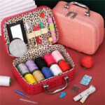 [Popular Item] CraftVault Portable Sewing Kit in Faux Leather Case - Random Color - Image 3