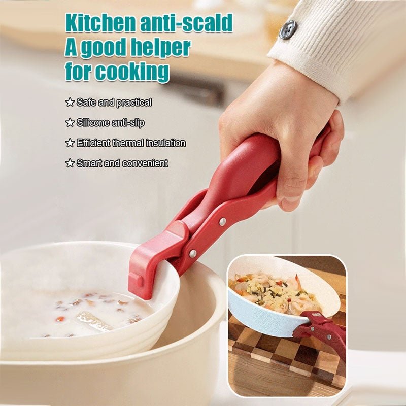 c72bb4b74932ced032e79456fe9a6886c42bf1c7 Multi-Purpose Anti-Scald Bowl Holder Clip for Kitchen - Image 1
