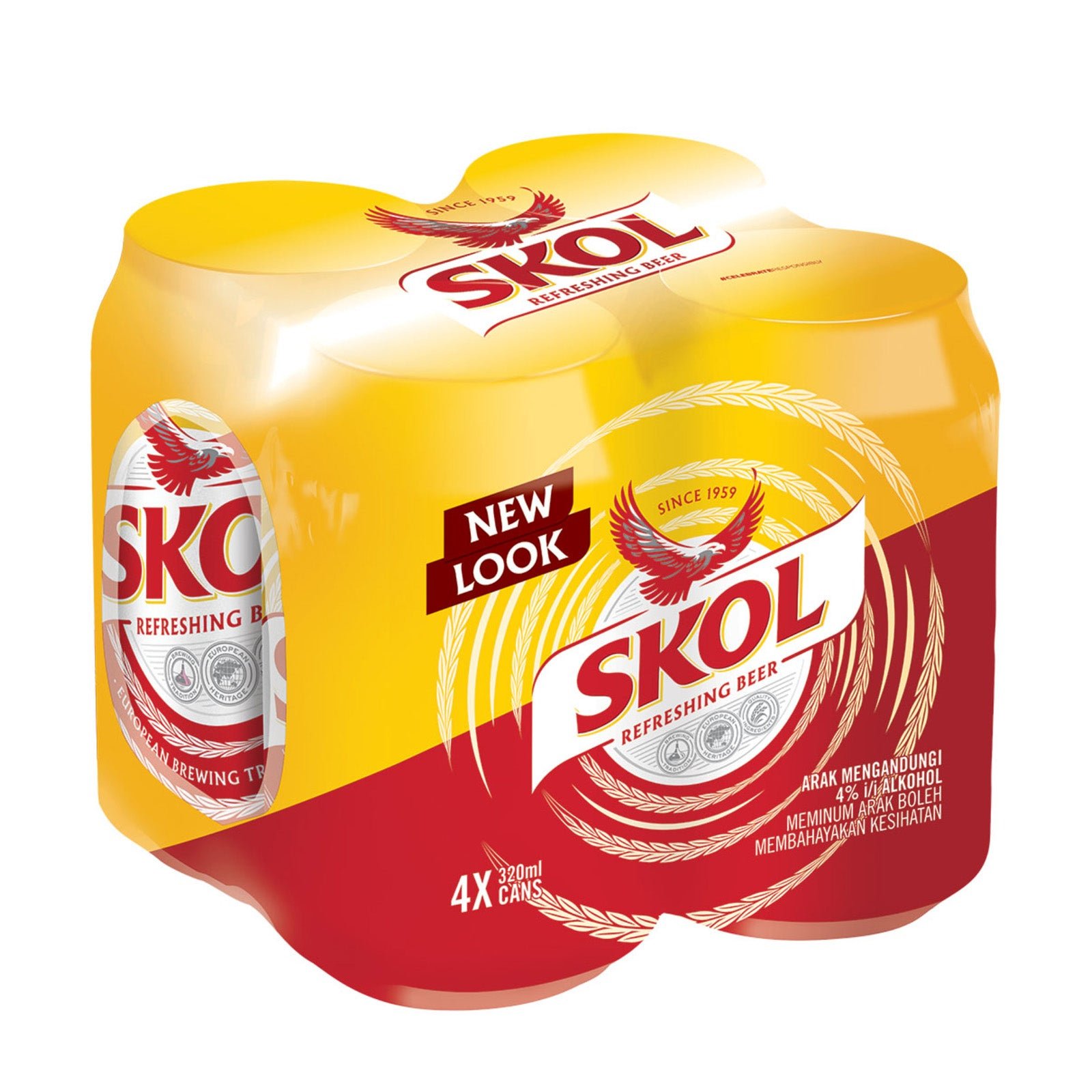 018215-P-4-1 Skol Beer Can 320ml - Image 1