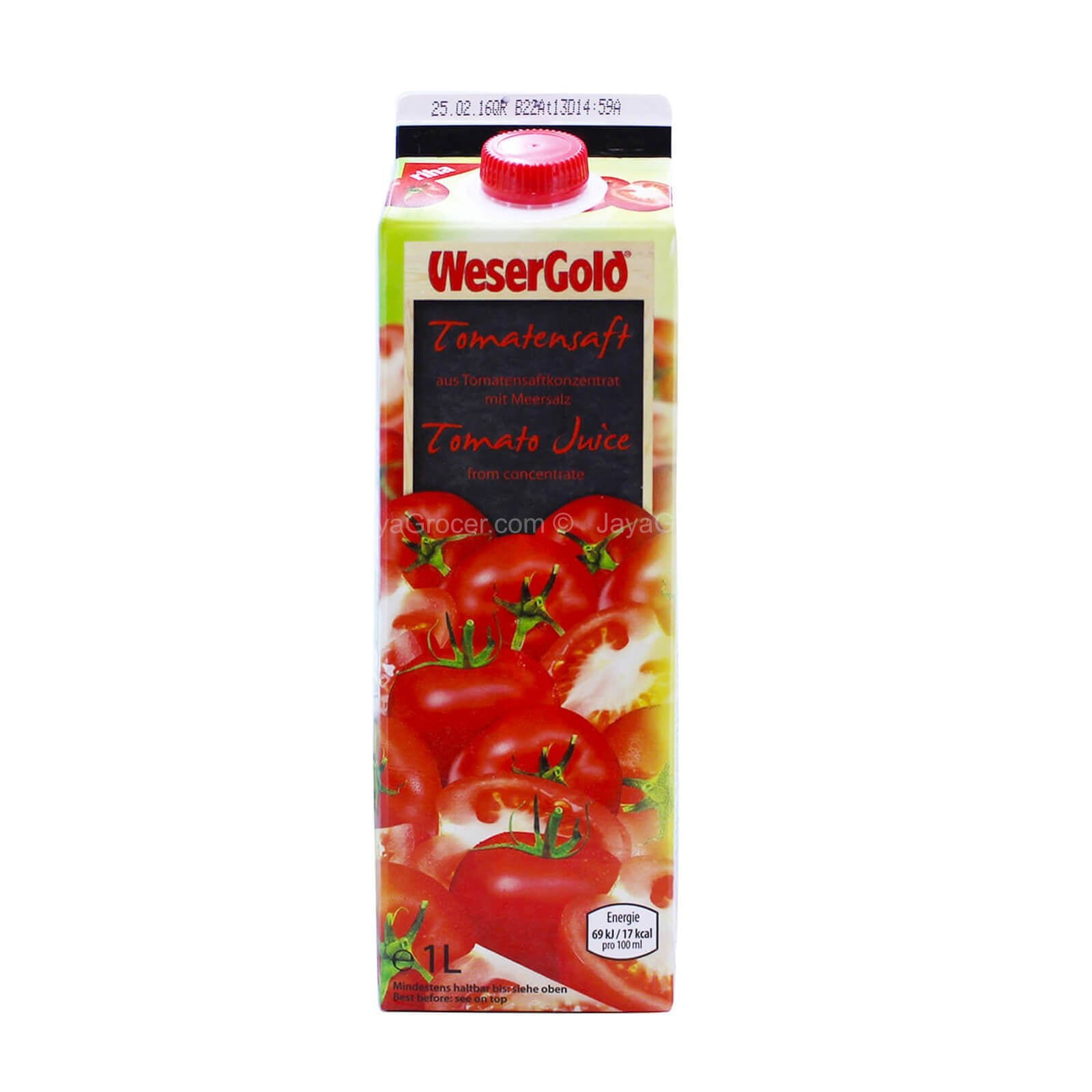 030993-1-1_b5ced4c7-aed2-4e86-bce9-711cbd786133 Weser Gold Tomato Juice 1L - Image 1
