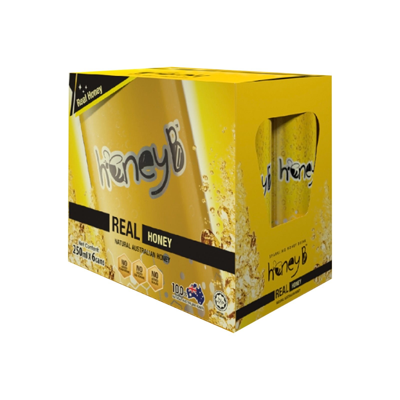 120808-P-6-1 Honey B sparkling Drink 250ml - Image 1