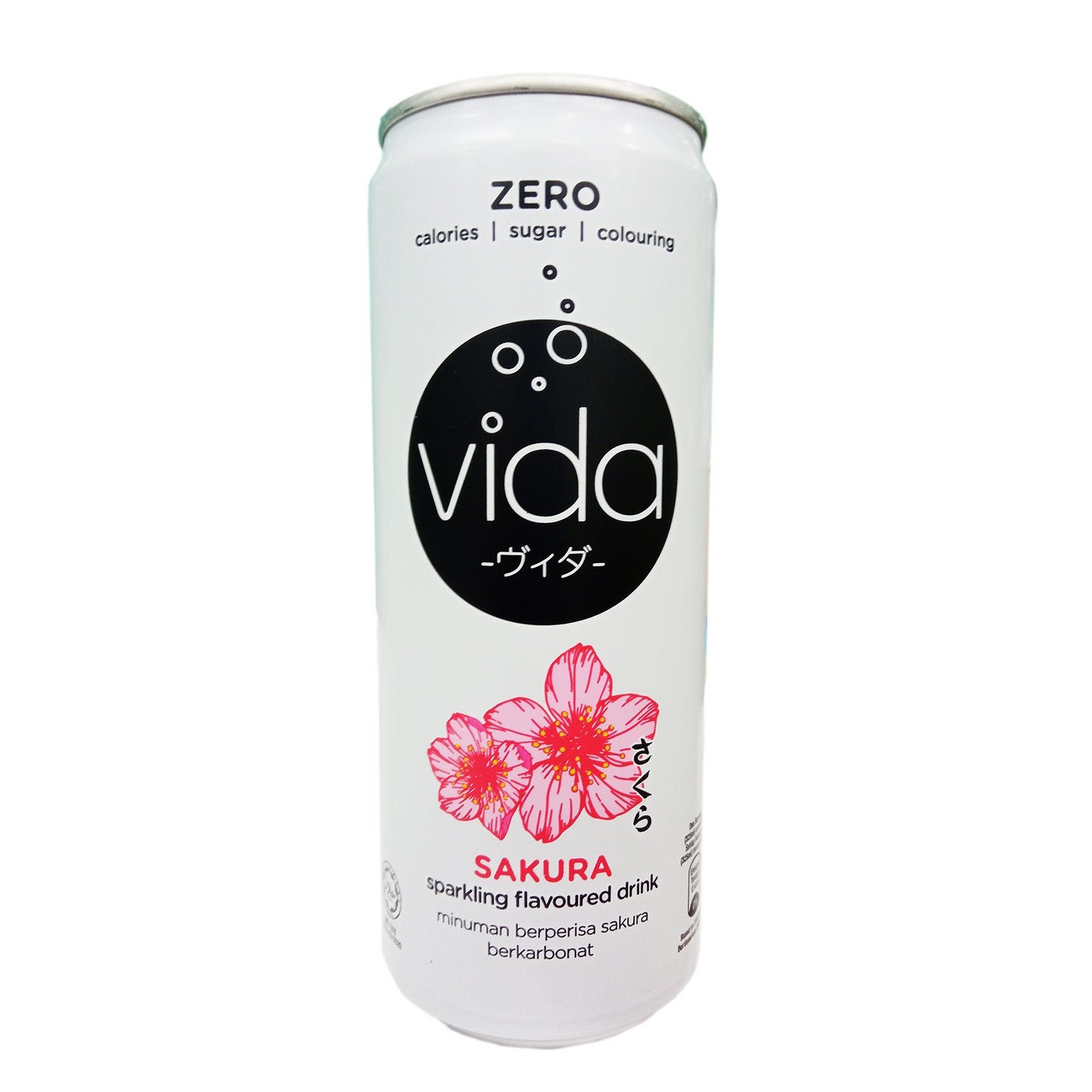 164388-1-1 Vida Zero Sakura Sparkling Drink 325ml - Image 1