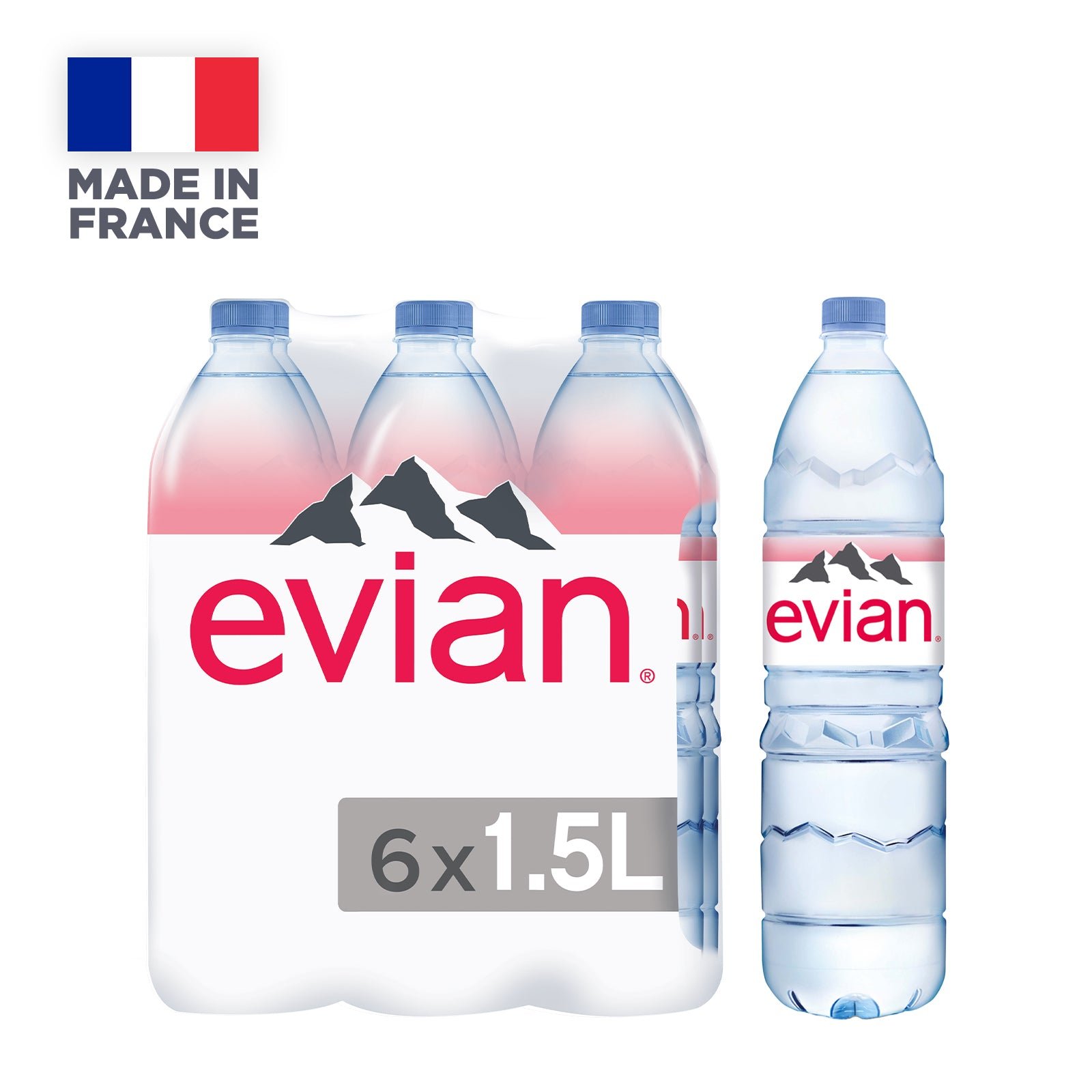 172031-1-1_6e1a4123-ec25-4118-b668-0394f117c254 Evian Mineral Water Multipack 1.5L x 6 - Image 1