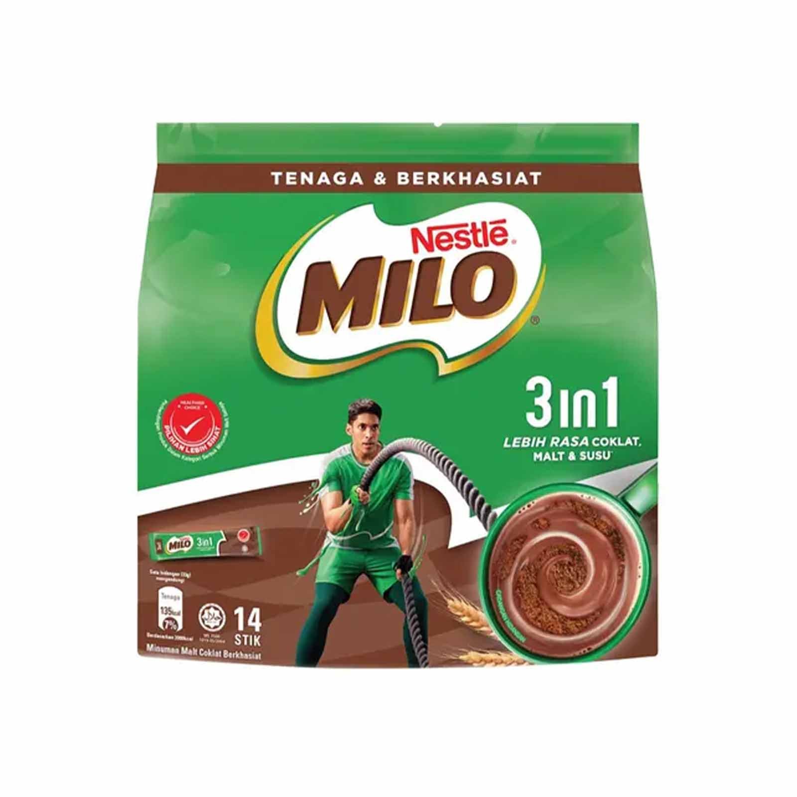 183815-U-1-1 Milo 3 in 1 Act Go 33g x 14 - Image 1