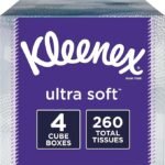 Click to see full view Kleenex Expressions Ultra Soft Facial Tissues, 8 Flat Boxes, 120 Tissues per Box, 3-Ply, Packaging May Vary - Image 3
